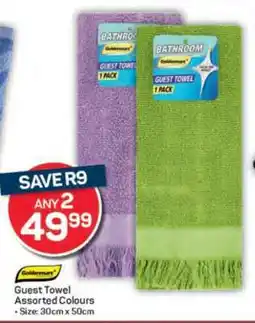 Pick n Pay Guest Towel Assorted Colours offer