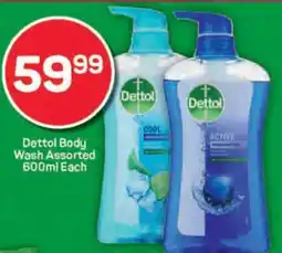 Pick n Pay Dettol Body Wash Assorted 600ml Each offer