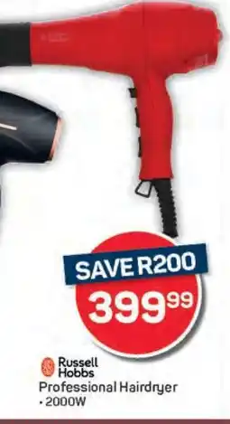 Pick n Pay Russell Hobbs Professional Hairdryer offer
