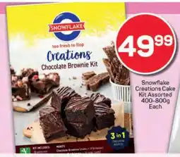 Pick n Pay Snowflake Creations Cake Kit Assorted 400-800g Each offer
