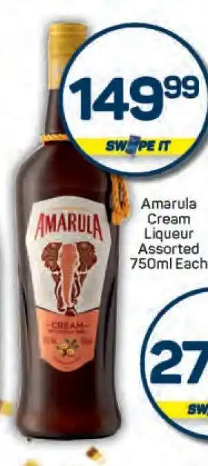 Pick n Pay Amarula Cream Liqueur Assorted 750ml Each offer