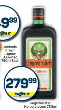 Pick n Pay Jagermeister Herbal Liqueur 750ml offer