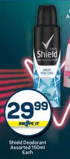 Pick n Pay Shield Deodorant Assorted 150ml Each offer
