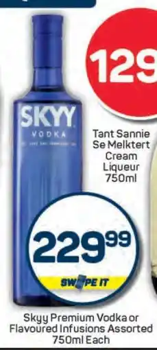 Pick n Pay Skyy Premium Vodka or Flavoured Infusions Assorted 750ml Each offer