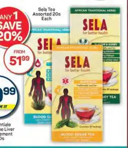 Pick n Pay Sela Tea Assorted 20s Each offer