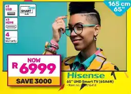 Game Hisense 65 UHD Smart TV (65A6N) offer