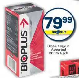 Pick n Pay Bioplus Syrup Assorted 200ml Each offer