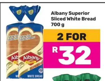 Game Albany Superior Sliced White Bread 700 g offer