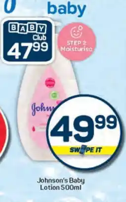 Pick n Pay Johnson's Baby Lotion-500ml offer