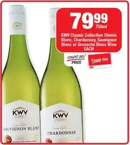 OK Liquor KWV Classic Collection Chenin Blanc, Chardonnay, Sauvignon Blanc or Grenache Blanc Wine offer