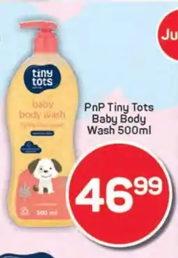 Pick n Pay PnP Tiny Tots Baby Body Wash 500ml offer