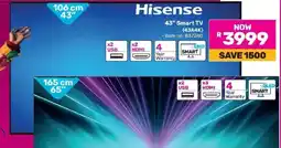 Game Hisense 43 Smart TV offer