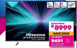 Game Hisense 65 QLED Smart TV 65Q6N offer
