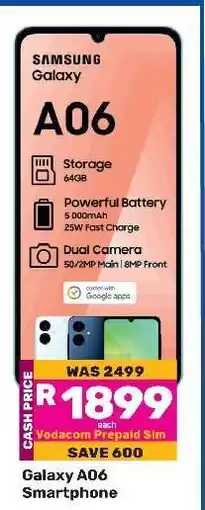 Game Galaxy A06 Smartphone offer