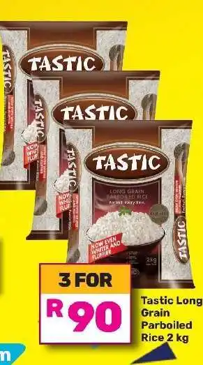 Game Tastic Long Grain Parboiled Rice 2 kg offer