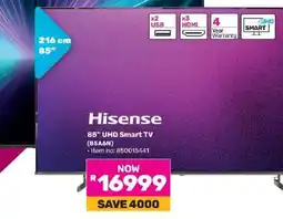 Game Hisense 85 UHD Smart TV (85A6N) offer