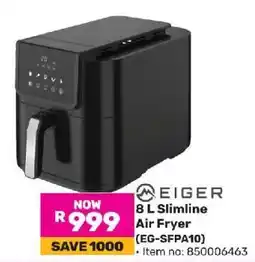 Game EIGER 8 L Slimline Air Fryer offer