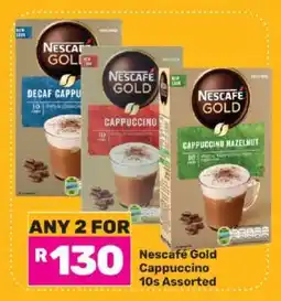 Game Nescafé Gold Cappuccino 10s Assorted offer
