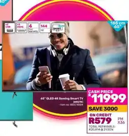Game 65 QLED 4K Gaming Smart TV (65Q7N) offer