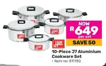 Game 10-Piece J7 Aluminium Cookware Set offer