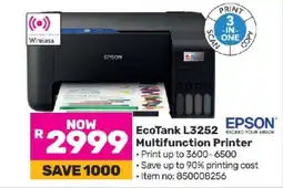 Game EcoTank L3252 Multifunction Printer offer