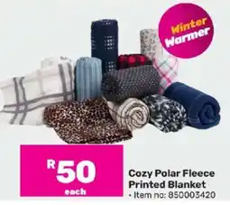 Game Cozy Polar Fleece Printed Blanket offer
