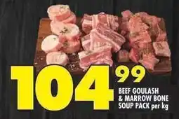 Shoprite BEEF GOULASH & MARROW BONE SOUP PACK offer