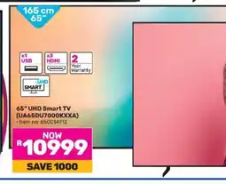 Game 65 UHD Smart TV (UA65DU7000KXXA) offer