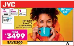 Game JVC 40 QLED Smart TV offer