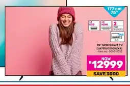 Game 75 UHD Smart TV (UA75DU7000KXXA) offer