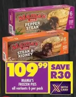 Shoprite Mama's Frozen Pies offer