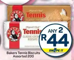 Pick n Pay Hypermarket Bakers Tennis Biscuits Assorted 200 offer
