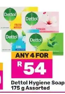 Game Dettol Hygiene Soap 175 g Assorted offer