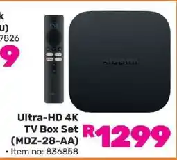 Game Ultra-HD 4K TV Box Set (MDZ-28-AA) offer