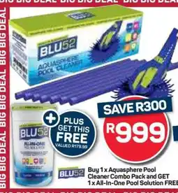 Pick n Pay Hypermarket BLU52 Aquasphere Pool Cleaner offer