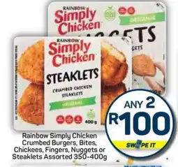 Pick n Pay Hypermarket Rainbow Simply Chicken Products offer