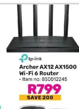 Game Archer AX12 AX1500 Wi-Fi 6 Router offer