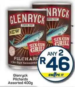Pick n Pay Hypermarket Glenryck Pilchards Assorted 400g offer