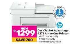Game Deskjet Ink Advantage 4276 All-in-One Printer offer