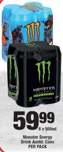 OK Liquor Monster Energy Drink Asstd. Cans offer