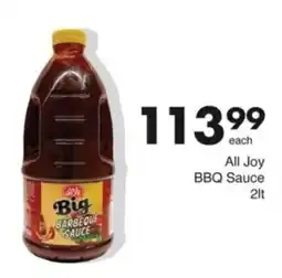 Save Hyper All Joy BBQ Sauce offer