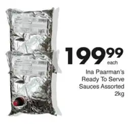 Save Hyper Ina Paarman's Ready To Serve Sauces Assorted offer