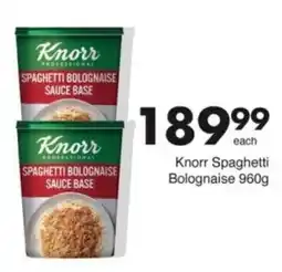 Save Hyper Knorr Spaghetti Bolognaise offer