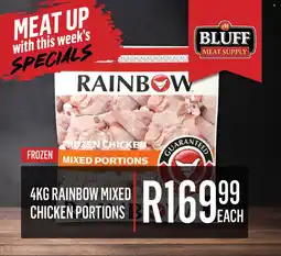 Bluff Meat Supply Rainbow mixed chicken portions offer