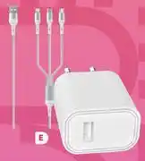 PEP Funki Charger + 3 In 1 Cable offer