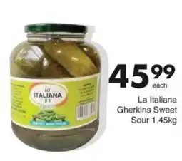 Save Hyper La Italiana Gherkins Sweet Sour offer