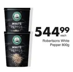 Save Hyper Robertsons White Pepper offer