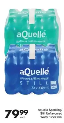 Save Hyper Aquelle Sparkling/ Still Unflavoured Water offer