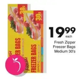 Save Hyper Fresh Zipper Freezer Bags Medium offer