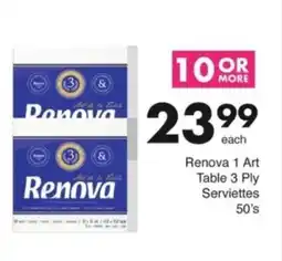 Save Hyper Renova 1 Art Table 3 Ply Serviettes offer